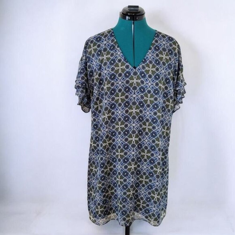 Highline Collective Multi Kaleidoscope Shift Dress -‎ Size Large
